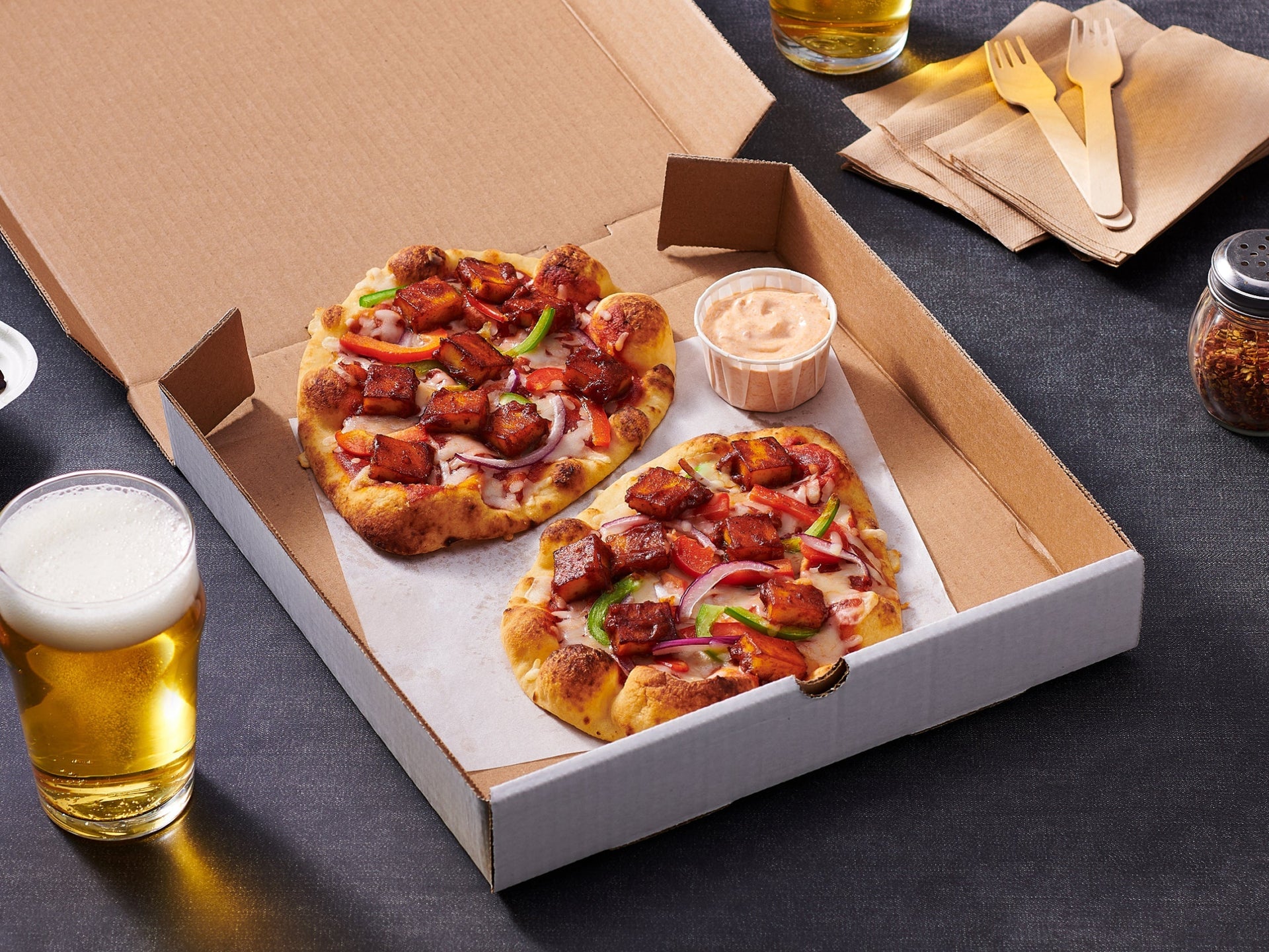 Indian Street Food Pizza