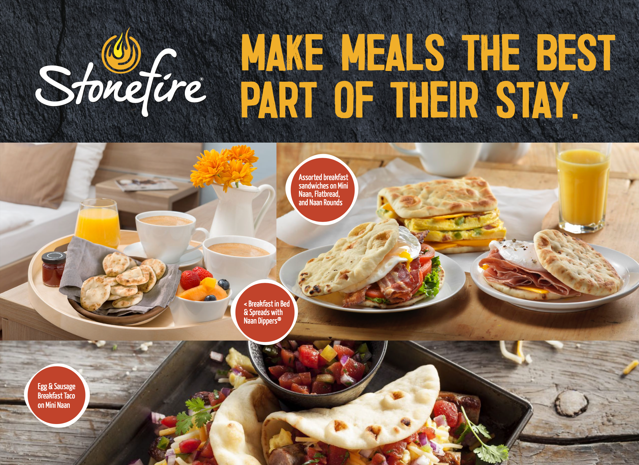 Stonefire® lodging and hospitality sell sheet