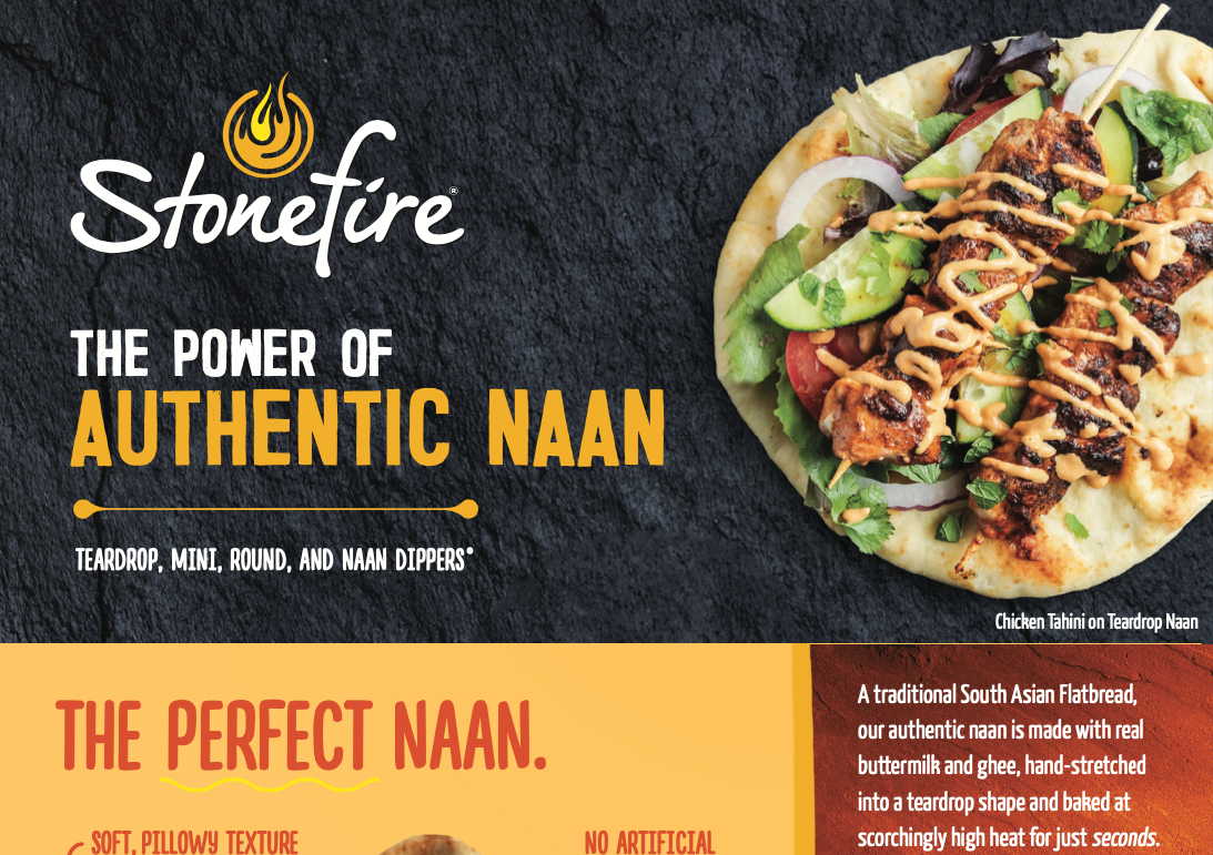 Naan product portfolio
