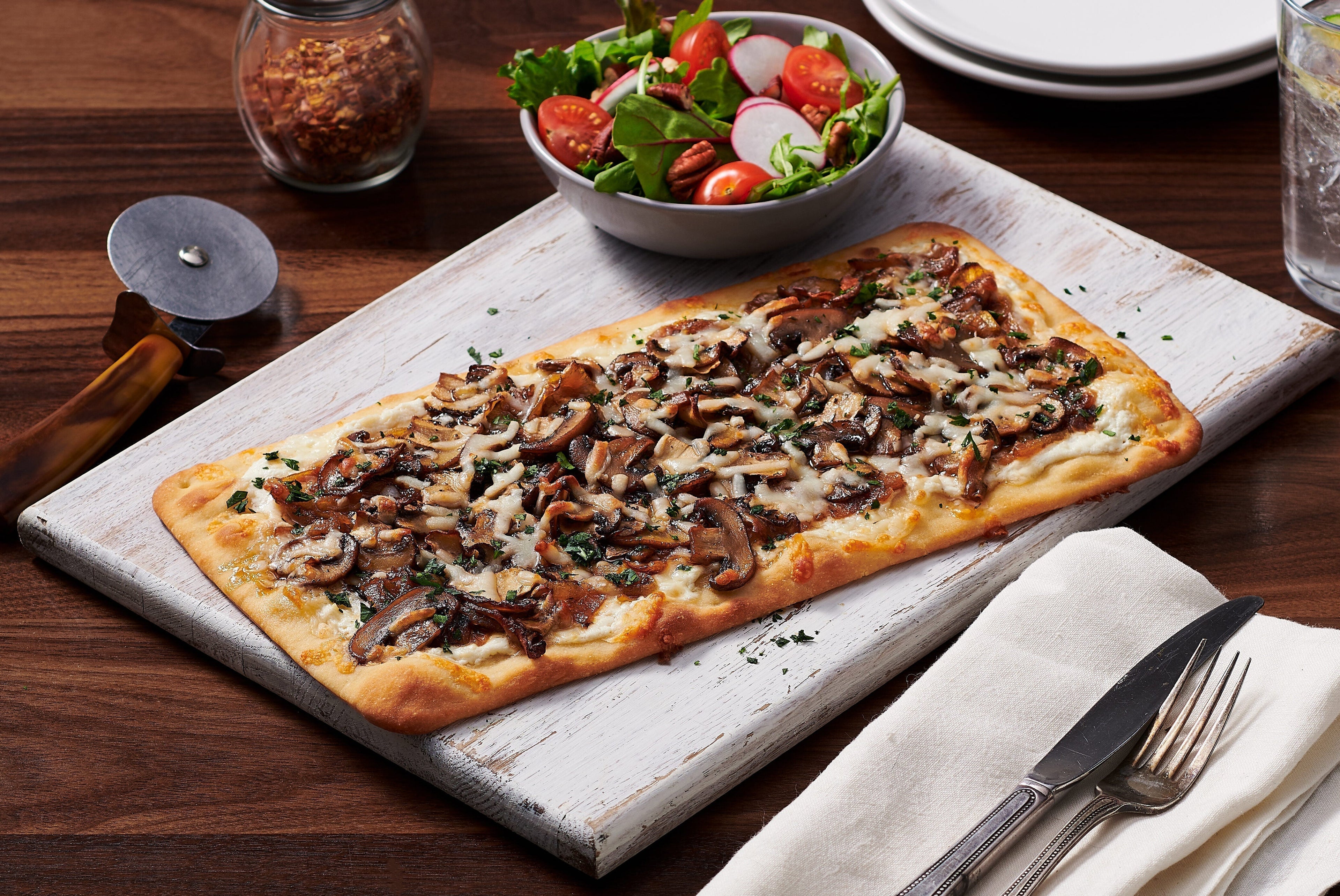 Creamy Mushroom Flatbread