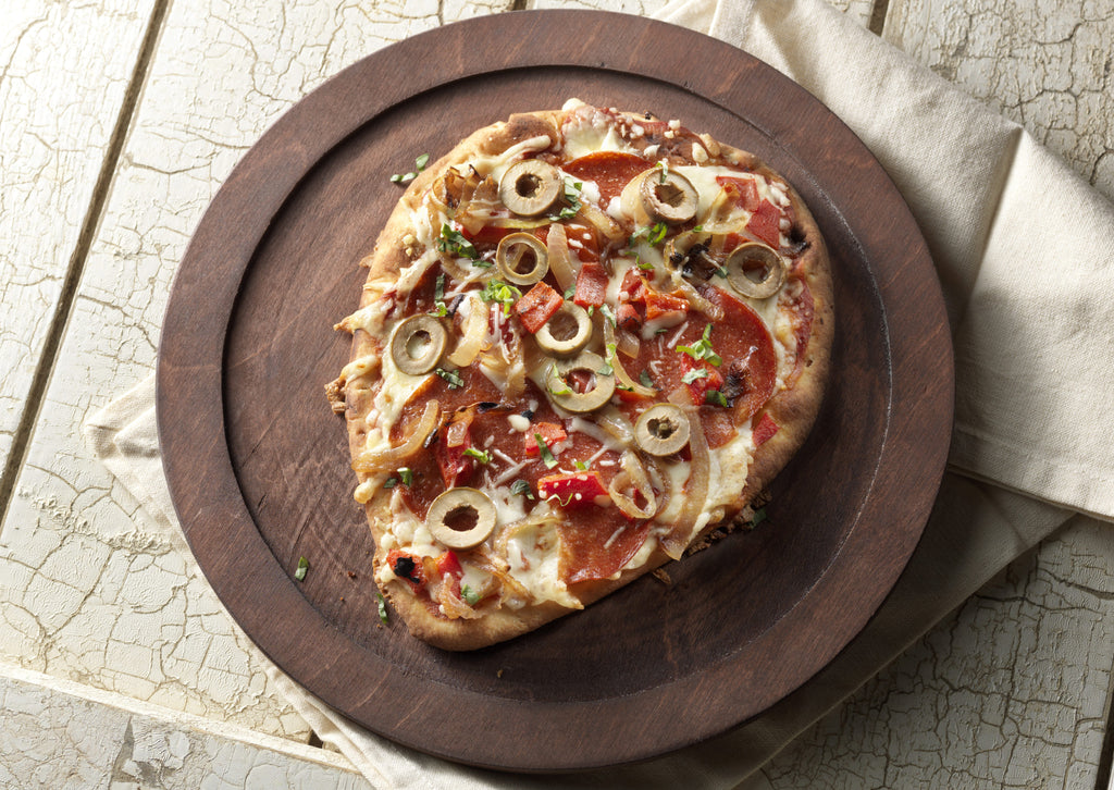 Fire-Roasted Garlic Teardrop Naan